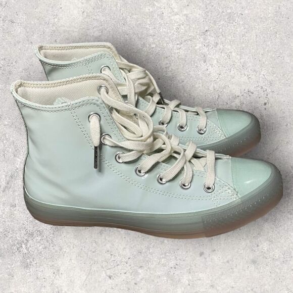 Converse All Star Chuck Taylor Teal Tint Pink Foam Sneakers - Picture 7 of 8